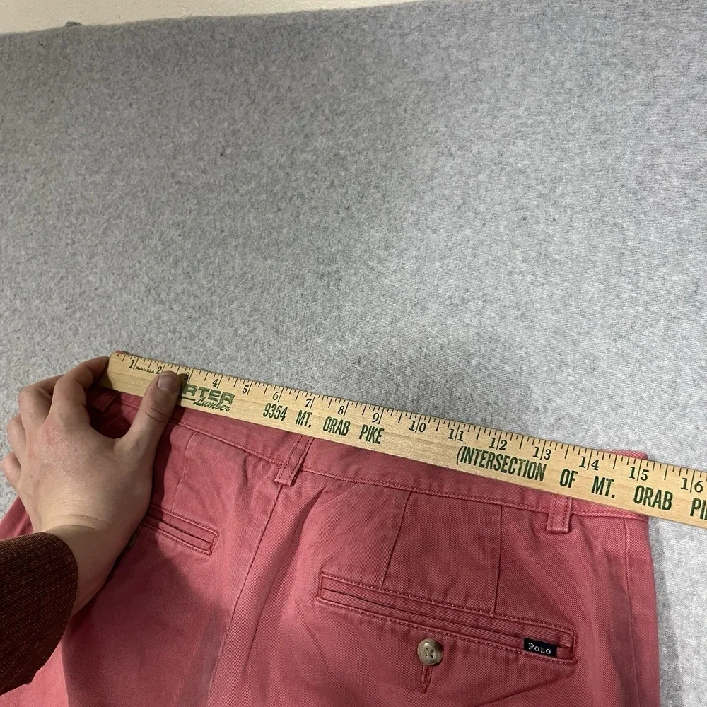 Polo Ralph Lauren Shorts Mens 29 (Fit 30) Pink Chino Flat Front 8